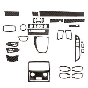 Accesorios Interiores de Fibra de Carbono Suave para BMW Serie 5 E60 E61 de <span class=keywords><strong>2004</strong></span> a 2010, Kits de Adhesivos para la Consola Central Interior del BMW E60 - Product Image 2