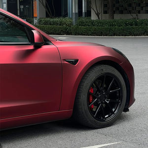 Película de cambio de color Envoltura de color Vinilo Mate Rojo Película de coche Envoltura Protección Películas decorativas - Product Image 5