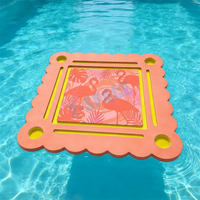 Vente chaude Natation Partie Mah Jong Tapis Étanche Eva Mahjong Flottant Piscine Mah Jongg Table