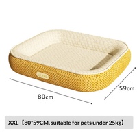 Nouveau Lit pour Chien et Chat Ice Bean, Tapis Rafraîchissant d'Été pour Animaux, Lit de Voiture, Universel Quatre Saisons, Texture Gaufre, Vente en Gros Fabricant