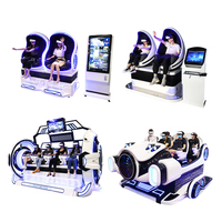 Machine de chaise de simulateur 9d egg vr, 2 sièges, jeux de réalité virtuelle vr pod vr egg