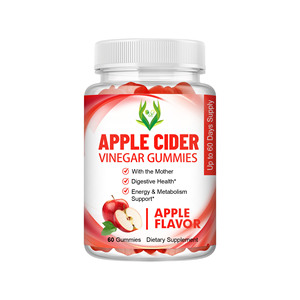 Gummies bien-être 5-en-1 au vinaigre de cidre de pomme, Gummies avec vitamines B, Gummies pour la digestion, le métabolisme, la détoxification, Gummies pour la santé quotidienne - Product Image 1