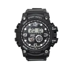 高品質のデジタル時計防水腕時計シリコン素材メンズデジタル時計