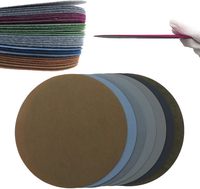 8 pouces 200mm carbure de silicium crochet et boucle papier de verre étanche disque de ponçage papier abrasif pour le polissage de voiture en métal