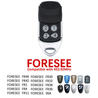 Télécommande de porte de garage SMG-015 Foresee 433,92 MHz à code roulant 4 boutons