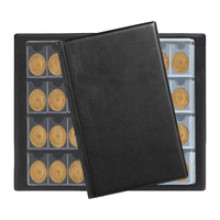 Album de collection de pièces de monnaie de haute qualité et durable, 120 pochettes, 10 pages, pour collection royale de pièces de monnaie