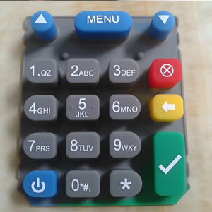 Chất lượng cao nút bàn phím cho từ xa những số bàn phím cao su tùy chỉnh 100% <span class=keywords><strong>Silicone</strong></span> - Product Image 3