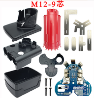 Boîtier vide pour 9 batteries 18650 avec BMS pour outils de perçage MIL MWK M12 12V, pièces de rechange pour batteries 3.0Ah 6.0Ah 9.0Ah
