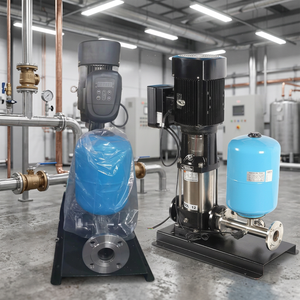 Pompe de surpression verticale multi-étages en acier inoxydable 304 pour conduites basses, OEM, haute pression, usage commercial, longue portée - Product Image 1