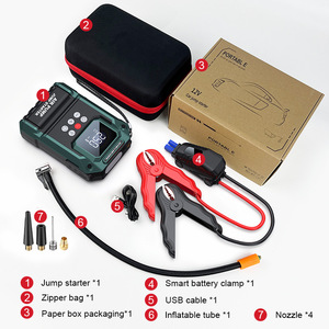 Arrancador de Coches de Alta Potencia 100000mAh con Linterna de 150PSI CJS-108 con Inflador de Aire - Product Image 6