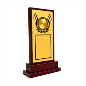 Placa de Trofeo de Madera Personalizable, Premio Conmemorativo de Madera Premium para Logros Deportivos, Escolares, Corporativos y Eventos de Reconocimiento - Product Image 2