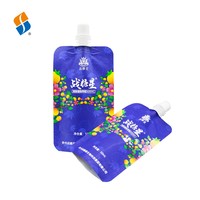 Feiao 250ml Emballage plastique Doypack avec bec verseur pour liquides, eau, jus, boissons, sachets souples à bec verseur