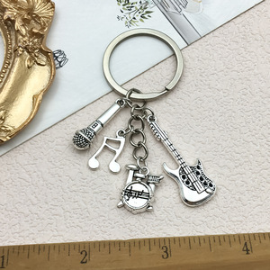 Wholesale High Quality Metal <b>Musical</b> <b>Instrument</b> Keychain <b>Musical</b> <b>Instrument</b> Design Cute Gift for Kids <b>Musical</b> Accessory - Product Image 6