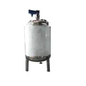 Brand new 1200L stainless steel vertical agitator with low speed