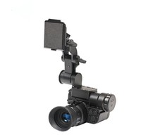 Kacamata Monokuler Penglihatan Malam NVG10 Jarak Jauh Inframerah Digital Multi-Coated dengan Lensa Objektif 32MM untuk Berburu