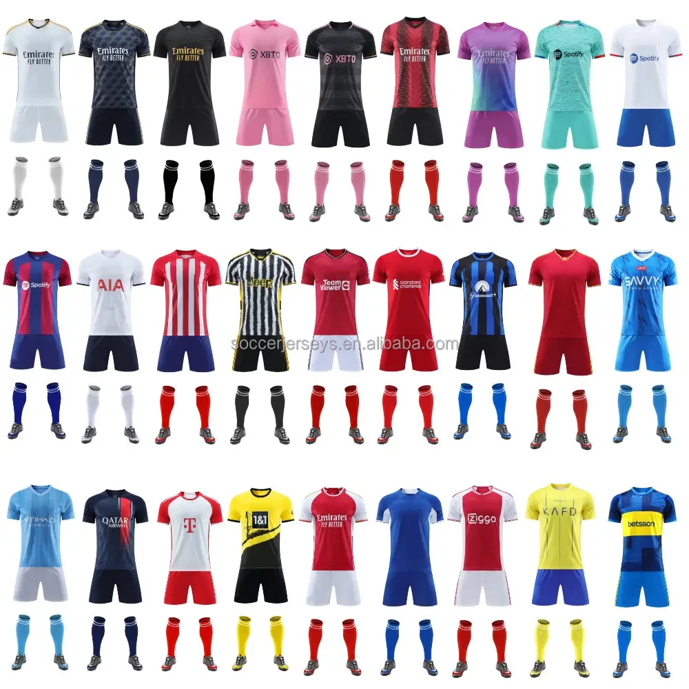 Instrucciones para llegar a la empresa BELLINGHAM VINI JR. PEDRI 2023 2024 real Atlético de hombres niños Madrid camiseta kits de fútbol conjunto completo kit de fútbol camiseta