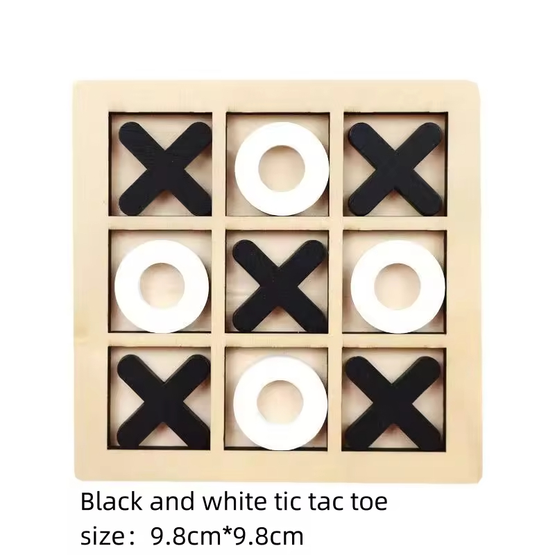 échecs XO noir et blanc
