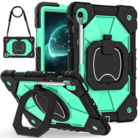 Étui antichoc avec support rotatif à 360° et porte-stylo pour Samsung Tab S10 Lite S10 FE S9 FE S9 10.9 11 – Protection intégrale OEM ODM