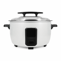 Cuisinière à riz électrique commerciale grande capacité, 5 modèles au choix (3,6L, 4,2L, 5,6L, 8,5L, 10L) pour hôtel et buffet, avec cuve antiadhésive