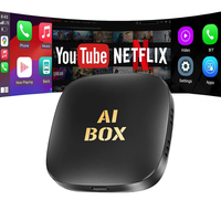 Boîtier GPS portable AI pour voiture, vente en gros d'usine, avec prise en charge CarPlay et Android Auto pour Netflix YouTube, dongle vidéo 8+128G