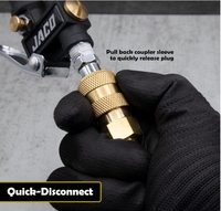 Raccord rapide en laiton et cuivre haute pression 1/4 NPT pour usage industriel