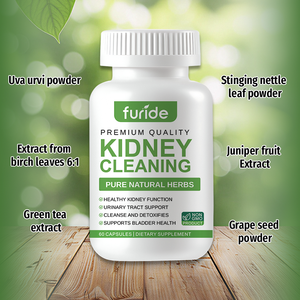 Cápsulas de Complejo para la Salud de Marca Privada, Cápsulas para la Desintoxicación de Riñones y Vejiga, Soporte Vitamínico para el Tracto Urinario de Adultos, Limpieza Renal - Product Image 3