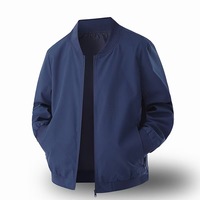 Blouson de baseball décontracté et tendance pour homme, imperméable avec fermeture éclair, coupe ample, éco-responsable, style minimaliste urbain