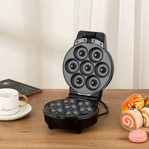 Pembuat biskuit Mini 600W portabel, mesin pembuat donat dan biskuit dapat dilepas dengan 2 piring - Product Image 2