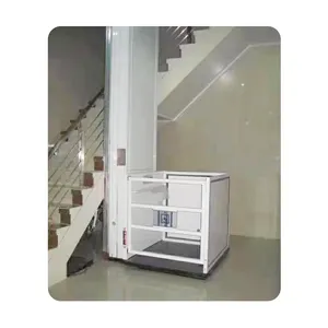 Barato Concise Luxo Private Home Elevador Elevador para deficientes ou idosos cadeira de rodas plataforma pequena casa elevador