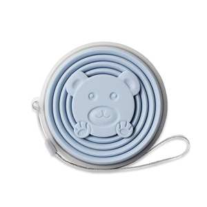 Tazza Pieghevole in Silicone Portatile <span class=keywords><strong>dal</strong></span> Design Moderno, Bicchiere da Viaggio Pieghevole in Silicone con Coperchio per Campeggio - Product Image 5