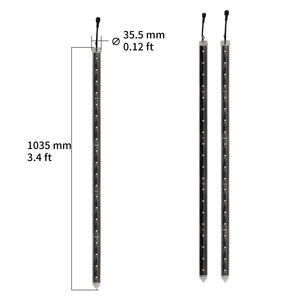 Gouly nhà máy trực tiếp ngoài trời LED <span class=keywords><strong>Meteor</strong></span> Shower đèn 12W 24V IP65 không thấm nước đèn sao băng giáng sinh - Product Image 6