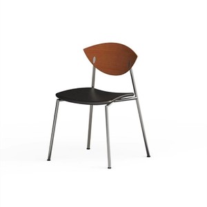 Vintage Wabi Sabi Style Dining Chair Solid Wood <b>Backrest</b> Upholstered Nordic Design For Dining Room - Product Image 3