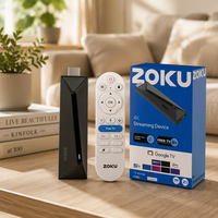 ZOKU TV Stick Z3 Android 14.0 2G RAM 8G ROM Quad Core 4K Performa Stabil 1 Tahun Pemutar Media Streaming Pabrik