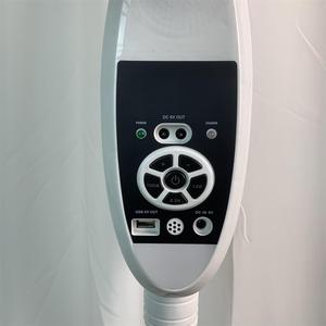 16 inch giá tốt xách tay Quạt điện với năng lượng mặt trời bảng điều khiển điện pin sạc đứng <span class=keywords><strong>Fan</strong></span> - Product Image 5