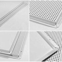 Plafonds en aluminium design pop, panneaux acoustiques décoratifs pour bureaux et chambres à coucher, faux plafonds, panneaux de plafond