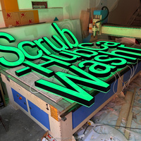 Letrero Luminoso 3D Personalizado con Letras de Canal, Iluminación Frontal RGB, Resistente al Agua, para Exteriores, Logotipo de Pared, Señalización Iluminada para Empresas y Hospitales