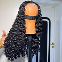 Pelucas sin pegamento 100% cabello humano virgen vietnamita liso con cierre de encaje, cabello birmano indio rizado con cutícula alineada, peluca frontal de encaje HD fino