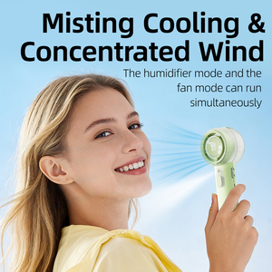 Ventilador de Mano con Rociador de Niebla Fina 2026, Recargable, de Plástico, con Tanque de Agua Grande, Refrigerante, Humidificador, Portátil, Personal, en <span class=keywords><strong>Inglés</strong></span> - Product Image 4