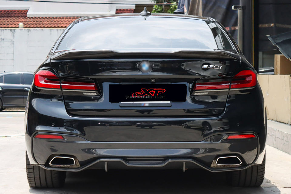 G30 PRO Style Carbon Fiber Rear Bumper Trunk Spoiler for BMW 5 Series ...