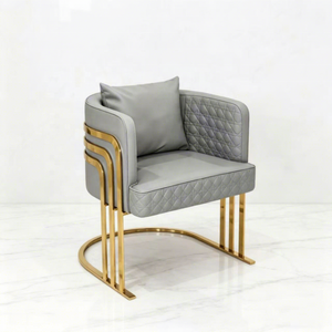 Custom Color & Gold Base Nail Salon Clients <b>Chair</b> of Technician Manicure Pedicure Stool for Beauty Room Furniture Small <b>Chair</b> - Product Image 6