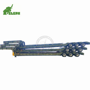 <span class=keywords><strong>Remorque</strong></span> surbaissée robuste 3/4 essieux 60 tonnes pour excavatrice, <span class=keywords><strong>remorque</strong></span> plateau basse, remorques surbaissées <span class=keywords><strong>d</strong></span>'<span class=keywords><strong>occasion</strong></span> à vendre - Product Image 2