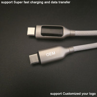 Cables USB Tipo C a USB Tipo C de 60w con Diseño Termocrómico RGB Gradual y Detalles Calados