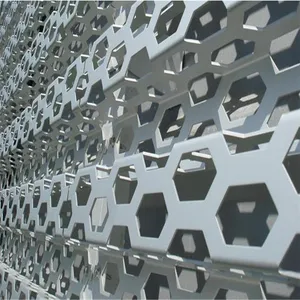 Round Hole Perforated Metal/perforated Metal Sheet Laser Cut Architectural Decoration Perforated Aluminum Mesh