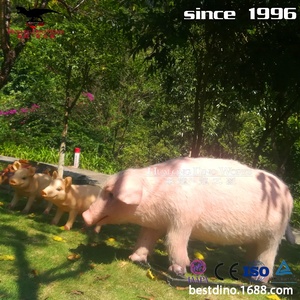 Animatronic-Animal cerdo de tamaño real, modelo de decoración de granja - Product Image 4