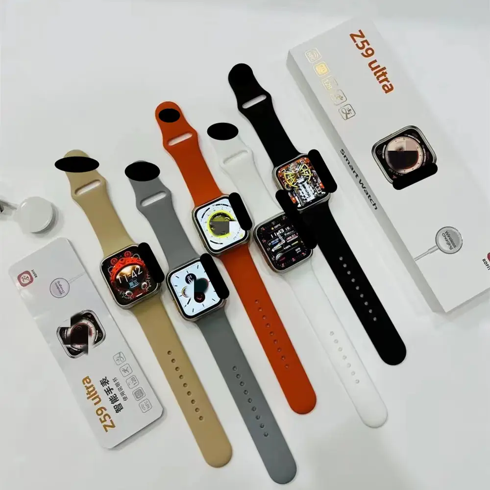 2022 Z59 ultra smartwatch serie 8, 2.02 lcd rdfit Fitness NFC alipay wireless charge reloj watch 8 for series 8 smart watch