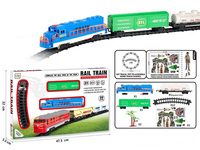 Enfant Puzzle Éducation Jouer Jeu Interactif Cadeau Jouets B/O Électrique Rétro Rail Train Piste Jouets Avec Lumière Musique Véhicule Pour Enfant