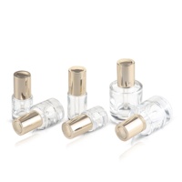 Prix clair pressage 30ml 50ml 10ml cosmétiques transparents verre de cristal vide sérum spirale flacon compte-gouttes pressé par la bouche