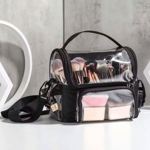 Free Sample Extra Large Transparent <b>Makeup</b> <b>Brush</b> <b>Case</b> Clear Waterproof Cosmetic Organizer Bag Holder <b>Makeup</b> Artist With - Product Image 2