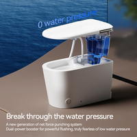Toilette intelligente U7 monobloc avec écran LED, siège chauffant, bidet à eau chaude, lavage frontal, massage, certifiée WaterMark