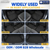 Tapis de sol de voiture en TPE imperméables sur mesure SONSANG pour BYD M6 RHD 3 rangées – Vente en gros usine OEM